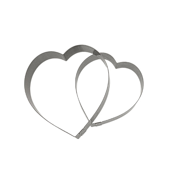 Stainless Steel Heart Ring, 1 Inch Height, Made In Canada