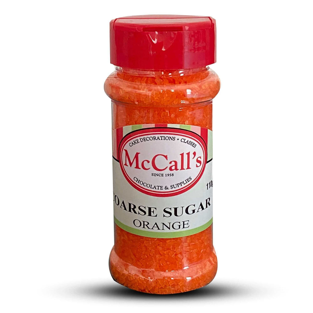 952 - 05033 SUGAR COARSE ORANGE 100G -Sprinkles, High-Quality, Radiant, McCall's 