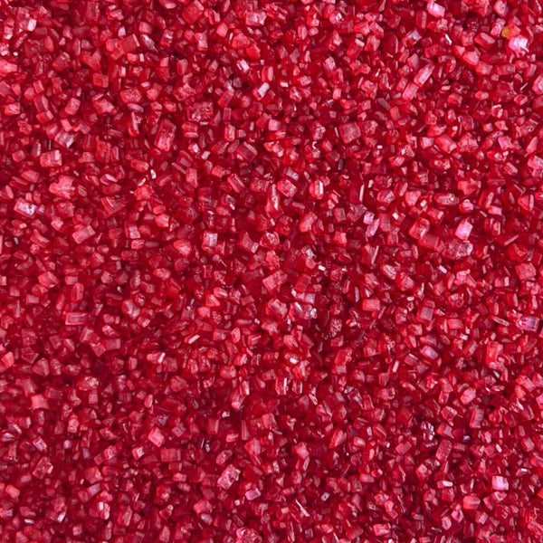 952 - 05034 SUGAR COARSE RED 100G - Rock Sugar Sprinkle, Red, Edible, McCall's