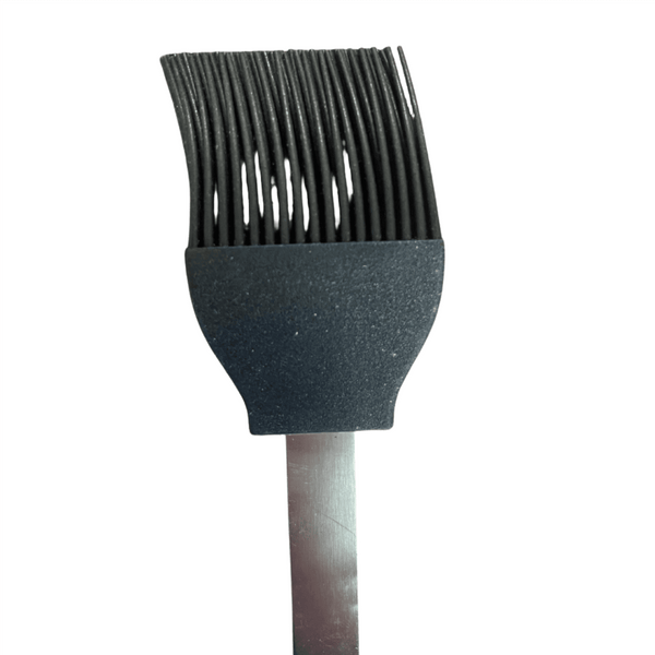 BASTING BRUSH, SS HANDLE & SILICONE BRUSH -Cooking Utensils, Durable, High-Quality, BBQ Utensil 