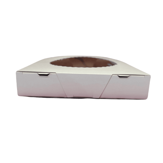 BOX FOR PIE - 1 PC - Pie Box, White, Window, Secure Pie, 8", 9", 10"