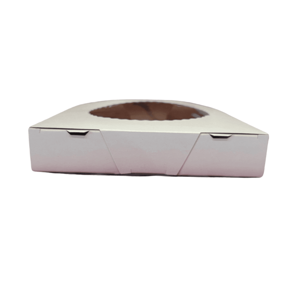 BOX FOR PIE - 1 PC - Pie Box, White, Window, Secure Pie, 8