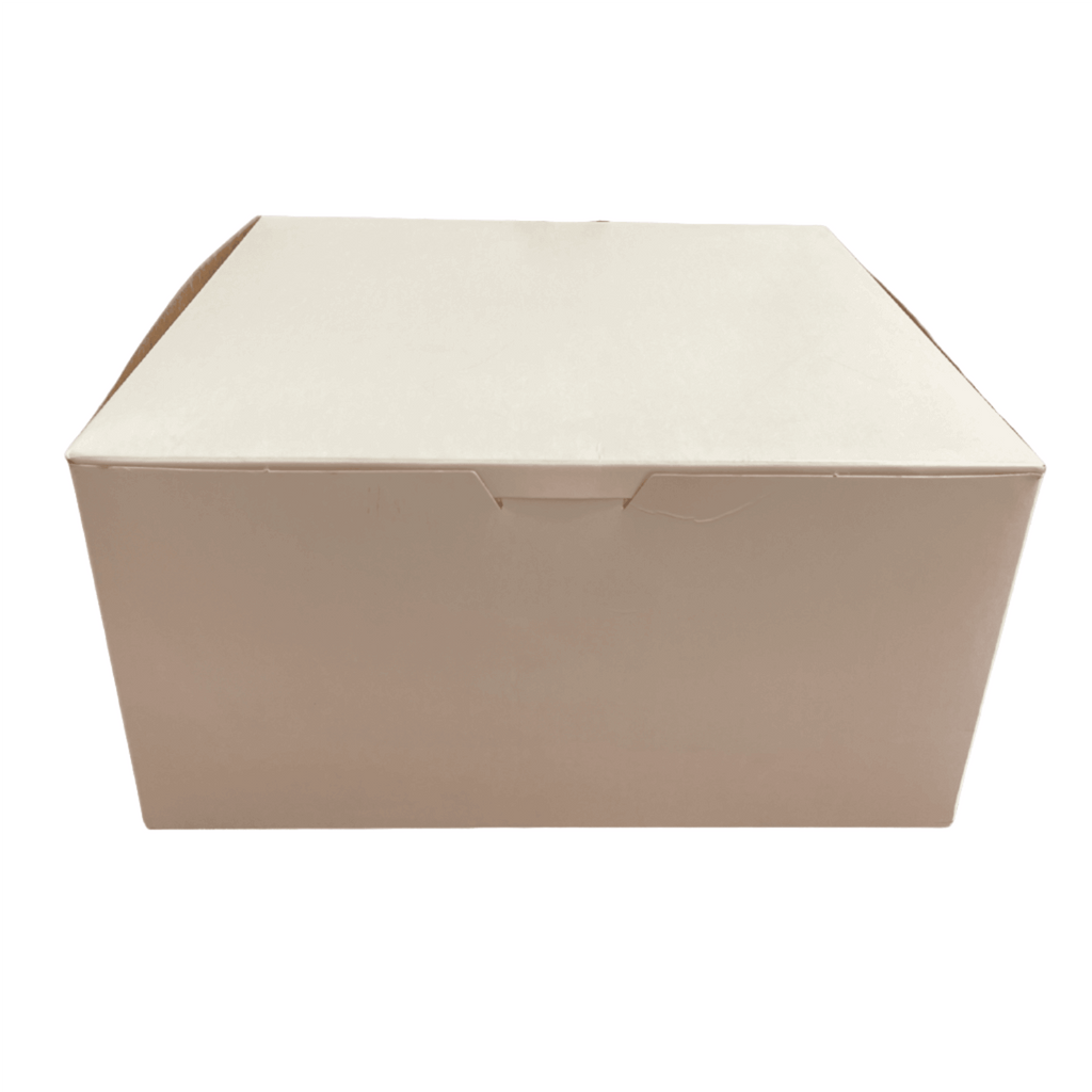 CAKE BOXES SINGLE - White Cake Box, Cake Packaging, 8", 9", 10", 12" 14", McCall's 