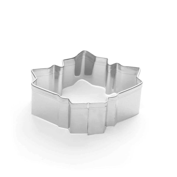 COOKIE CUTTER 1 PIECE - Stainless Steel, Durable, Maple Leaf, Pastry Cutter, 3