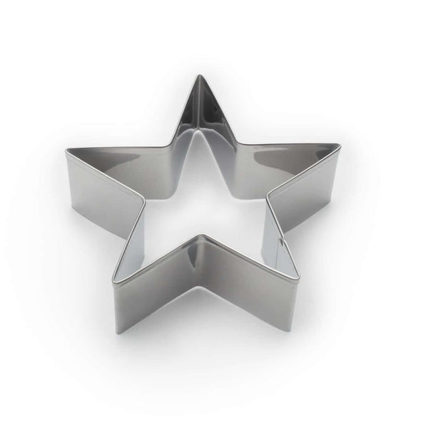 COOKIE CUTTER 1 PIECE - Stainless Steel, Durable, Pastry Cutter, High-Quality, Star, 3