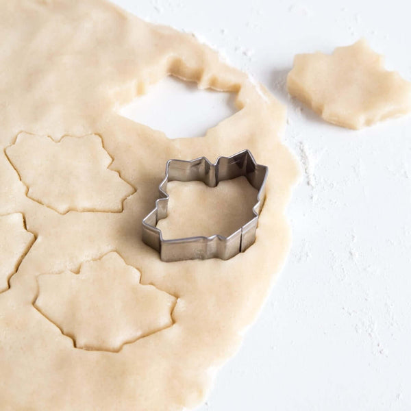 COOKIE CUTTER 1 PIECE - Pastry, Biscuit, Cookie Cutter, Maple Leaf, Stainless Steel, 7.62 cm