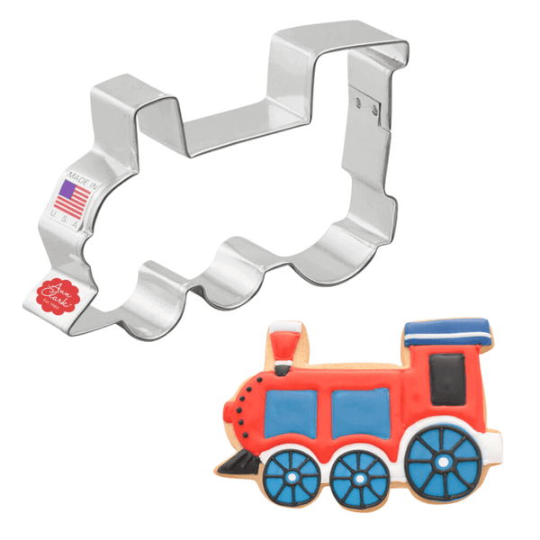 EXCLUSIVE COOKIE CUTTERS, Food-Safe American Steel, Train 4 5/8