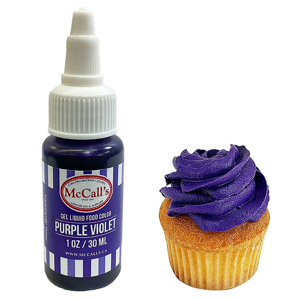 FOOD COLOURING GEL -Gel Food Colour, Purple, High-Quality, Concentrated, McCall's