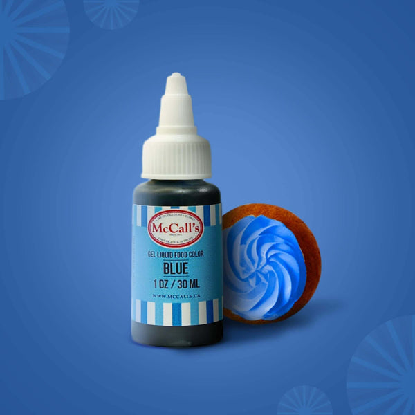 FOOD COLOURING GEL - Gel Food Colour, Blue, Vibrant, High-Quality, McCall's