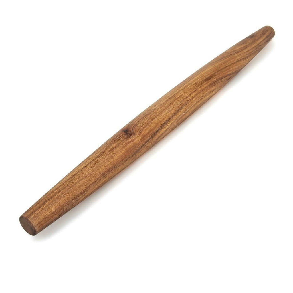 Gourmet Acacia Wood French Rolling Pin, 20 - Inches - Wood Rolling Pin, Rustic, Durable, Baking, 50.8 cm 