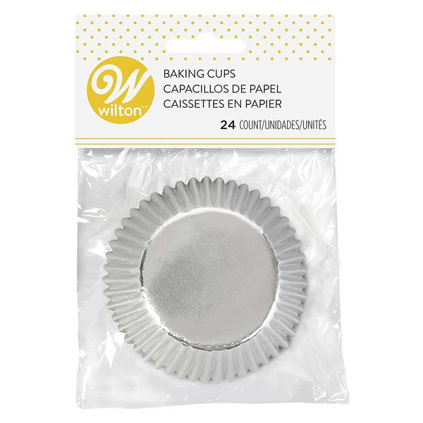 MUFFIN & CUPCAKE LINERS - Baking Cups, Elegant, 24-Count, Sturdy, Shiny, Eye-Catching