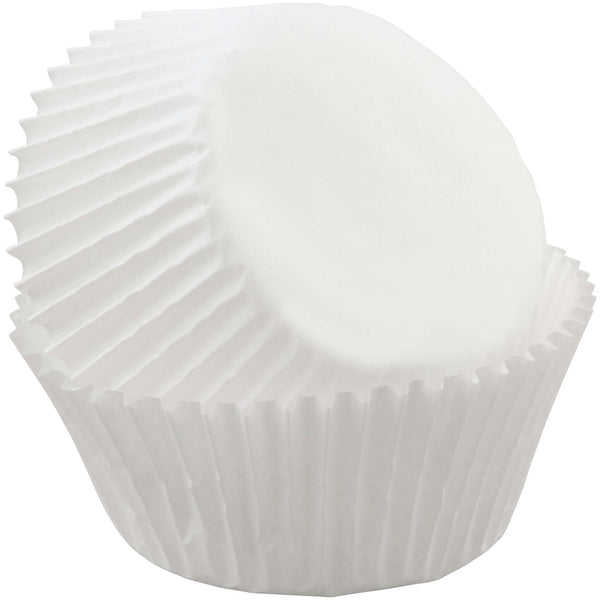 MUFFIN & CUPCAKE LINERS - Baking Cups, White, Hassle-Free