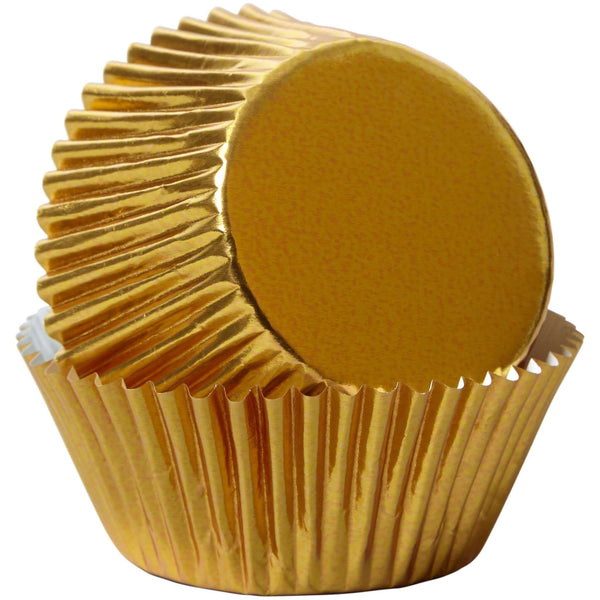 MUFFIN & CUPCAKE LINERS - Baking Cups, Gold, Decorative, Vibrant