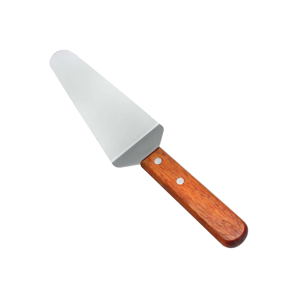 Pie Server, Wood Handle, 4 5/8" x 2 3/8" Blade - Stainless Steel, Wood Handle, High-Quality