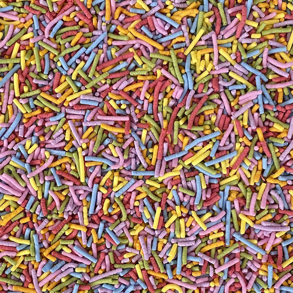 SPRINKLES NATURAL COLOR CARNIVAL 85G -Multi-Colour, Vibrant, Radiant, Round, Crunchy, Pastel, McCall's 