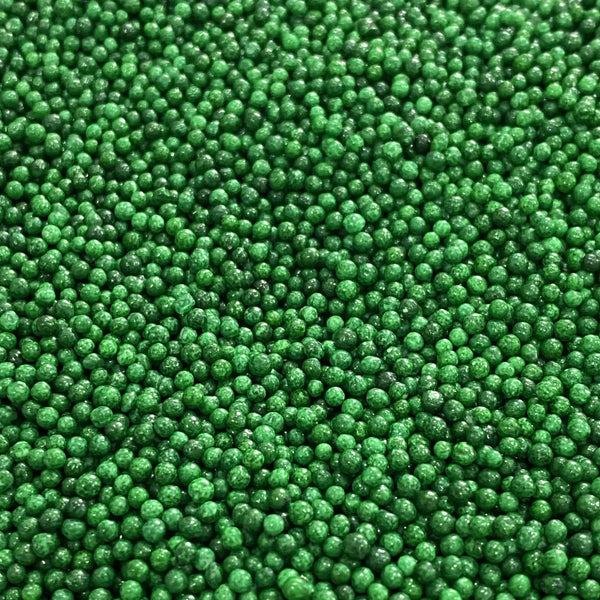 SPRINKLES NON PAREIL GREEN 100G -Green Sprinkles, Vibrant, Round, Crunchy, Bright, McCall's 