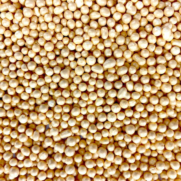 SPRINKLES NON PAREIL RADIANT GOLD 3MM 100G - Gold Sprinkles, Vibrant, Radiant, Round, Crunchy, Bright, McCall's 