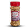 SPRINKLES NON PAREIL RADIANT GOLD 3MM 100G - Orange Sprinkles, Edible, Tiny Ball, High-Quality, Vibrant, McCall's