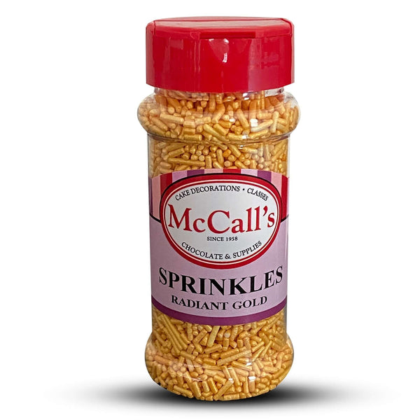 SPRINKLES RADIANT GOLD 80G - Sprinkles, High-Quality, Radiant Gold, McCall's 