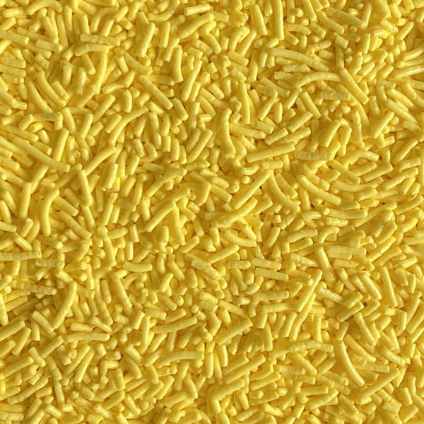 SPRINKLES YELLOW 80G - Yellow Jimmies, Baking Decoration, McCall's, Edible, Sprinkles 