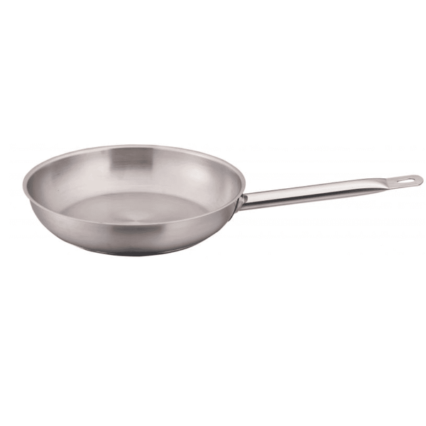 STAINLESS - STEEL FRY PANS - SIDE VIEW - Crown Cookware