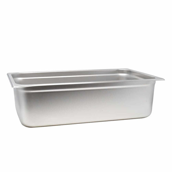 STAINLESS STEEL FULL SIZE HOTEL PANS/ANTI - JAM PANS (20 - 3/4 INCH X 12 - 3/4 INCH) - Base of product - Crown Cookware