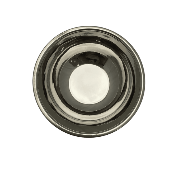 STAINLESS STEEL MIXING BOWL - INSIDE VIEW - Crown Cookware