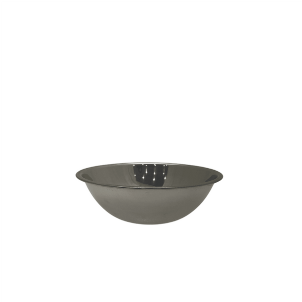 STAINLESS STEEL MIXING BOWL - SIDE VIEW - Crown Cookware