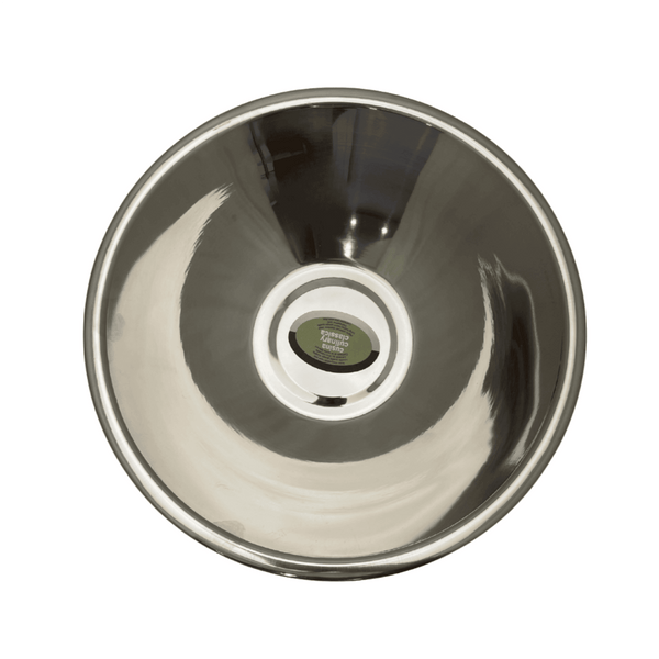 STAINLESS STEEL MIXING BOWL - INSIDE VIEW - Crown Cookware