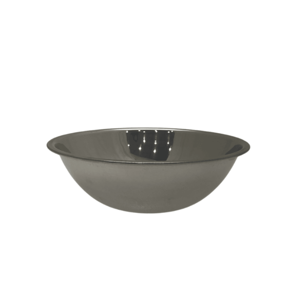 STAINLESS STEEL MIXING BOWL - SIDE VIEW - Crown Cookware