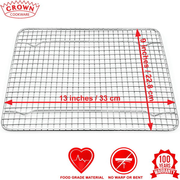 Metal cooling rack for baking and roasting, perfect for cooling baked goods or roasting meat 9