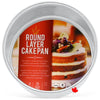 Round cake pan, 2 inches deep, high quality, durable, food-grade aluminum baking pan - Crown Cookware