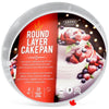 Round cake pan, 3 inches deep, high quality, durable, food-grade aluminum baking pan - Crown Cookware